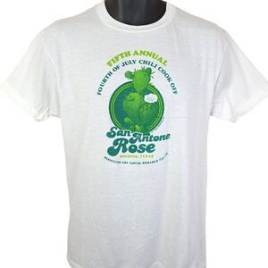 Chili Cook Off T Shirt Vintage 80s 1984 San Antone Rose Texas Made In USA Mens